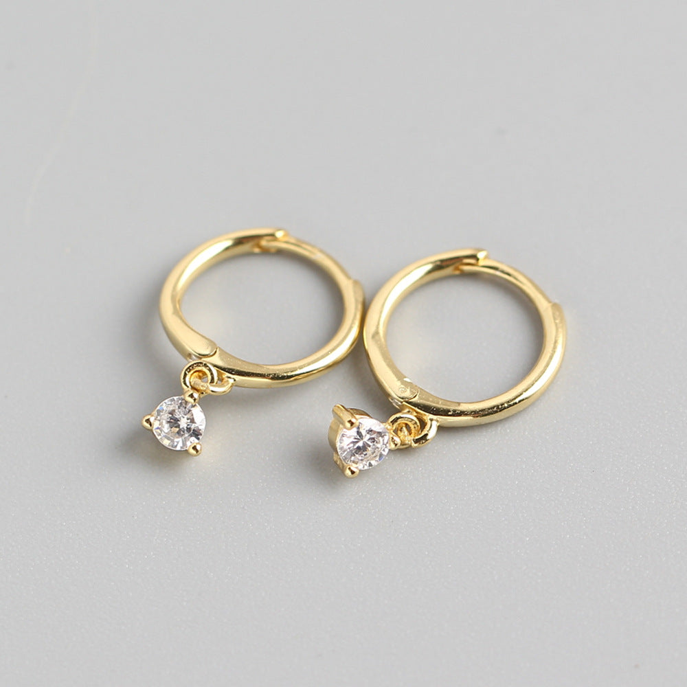 Pendientes de Oro 18K | Circonia Cúbica